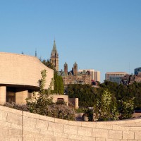 Parliament seen from the Canadian Museum of Civilization