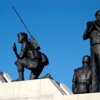 Peacekeeping and reconciliation monument in Ottawa