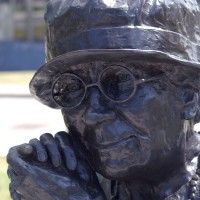 Statue of old lady